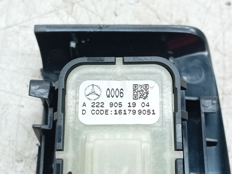 Recambio de mando elevalunas trasero derecho para mercedes-benz clase e (w213) e 220 d (213.004) referencia OEM IAM A2229051904 