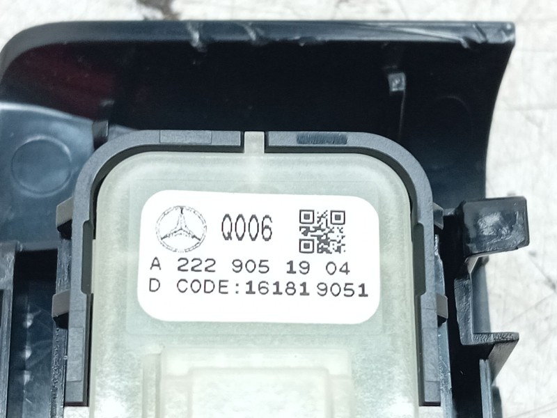 Recambio de mando elevalunas trasero izquierdo para mercedes-benz clase e (w213) e 220 d (213.004) referencia OEM IAM A222905190