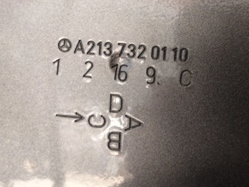 Recambio de puerta trasera izquierda para mercedes-benz clase e (w213) e 220 d (213.004) referencia OEM IAM A2137320110  