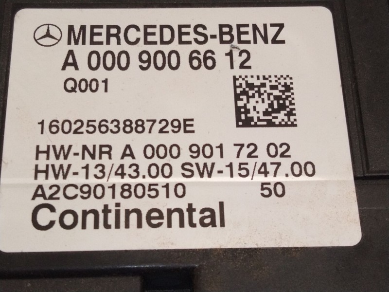 Recambio de centralita bomba combustible diesel para mercedes-benz clase e (w213) e 220 d (213.004) referencia OEM IAM A00090066