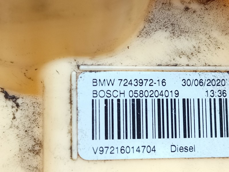 Recambio de aforador para bmw 3 (f30, f80) 318 d xdrive referencia OEM IAM 0580204019  