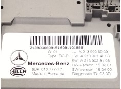 Recambio de modulo confort para mercedes-benz clase e (w213) e 220 d (213.004) referencia OEM IAM A2139006909   2