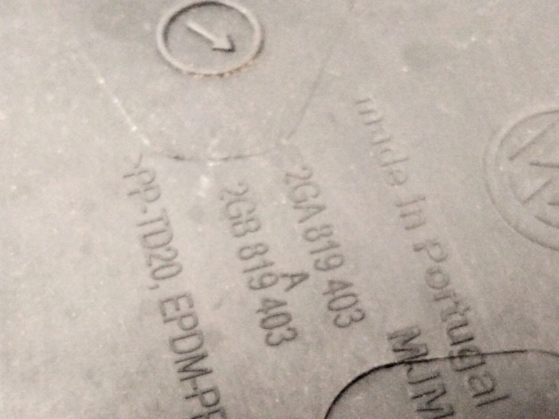 Recambio de torpedo para volkswagen t-roc (a11, d11) 1.5 tsi referencia OEM IAM 2GA819403  