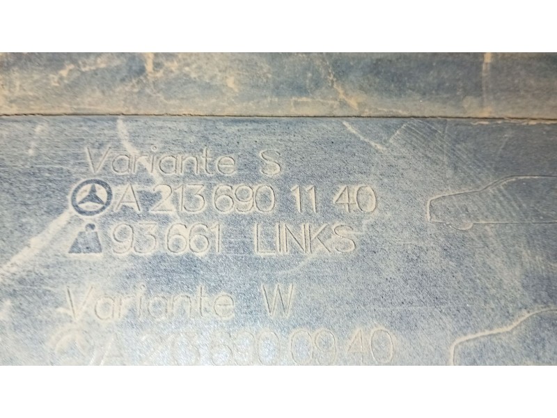 Recambio de talonera izquierda para mercedes-benz clase e (w213) e 220 d (213.004) referencia OEM IAM A2136901140  