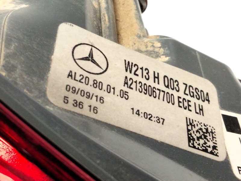 Recambio de piloto trasero izquierdo para mercedes-benz clase e (w213) e 220 d (213.004) referencia OEM IAM A2139067700  