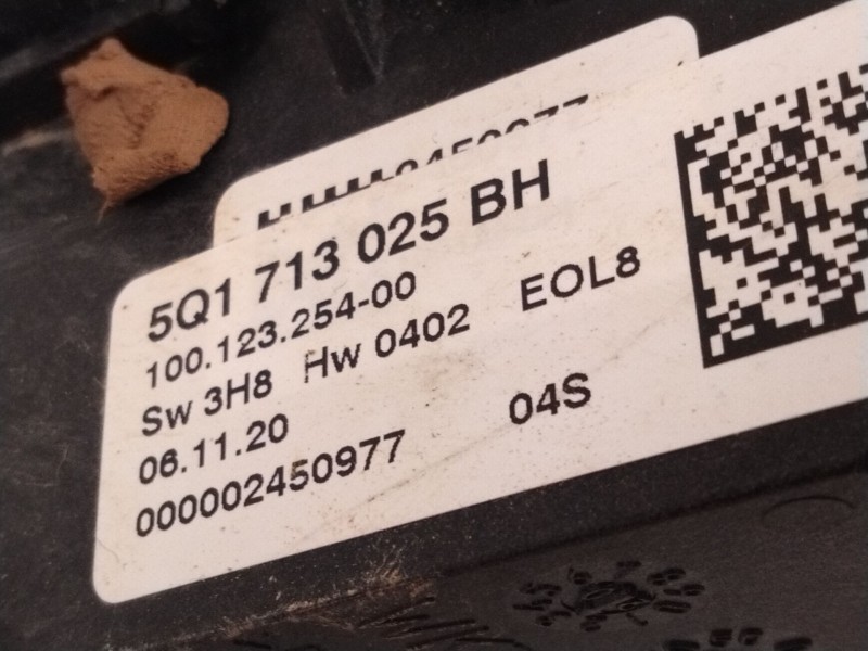 Recambio de palanca cambio para volkswagen t-roc (a11, d11) 1.5 tsi referencia OEM IAM 5Q1713025  