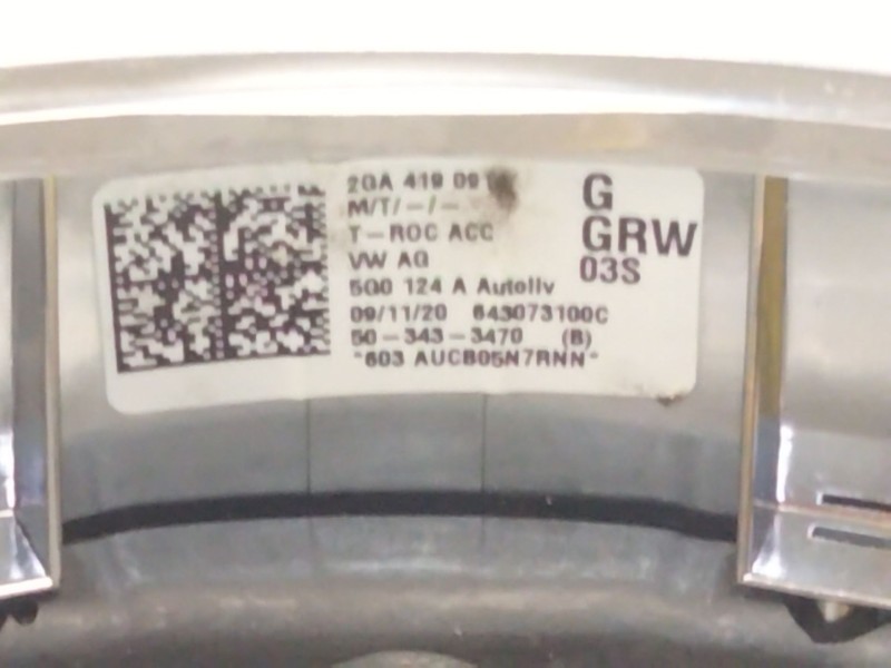 Recambio de volante para volkswagen t-roc (a11, d11) 1.5 tsi referencia OEM IAM 2GA419091  