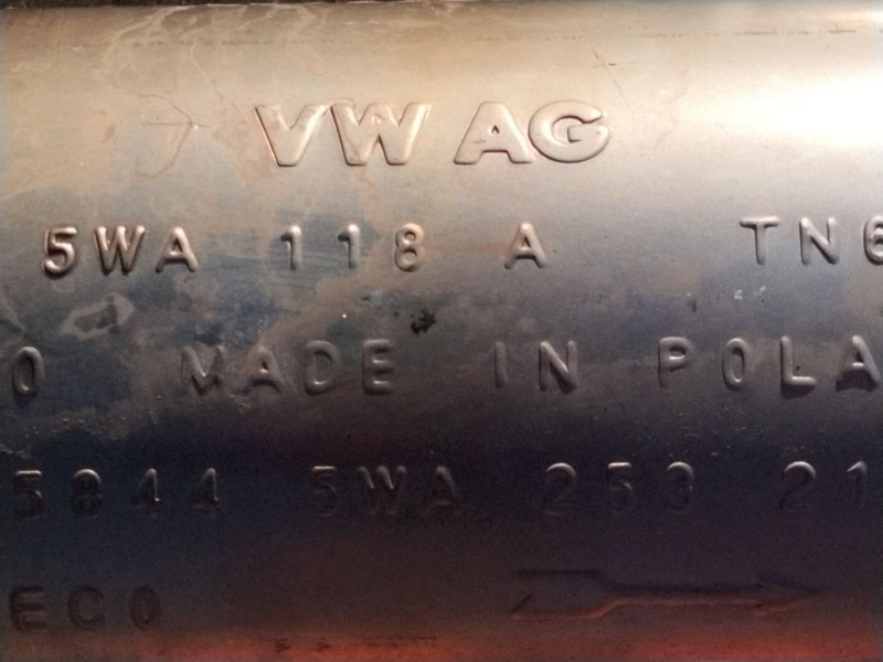 Recambio de tubo escape completo para volkswagen t-roc (a11, d11) 1.5 tsi referencia OEM IAM 5Q0120BC  