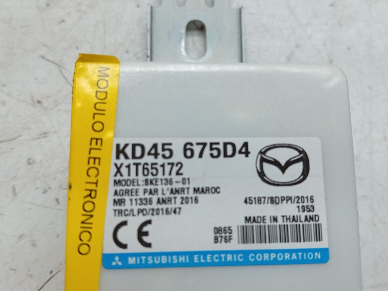 Recambio de modulo electronico para mazda mx-5 rf targa (nd) 2.0 (nd2e) referencia OEM IAM KD45675D4  