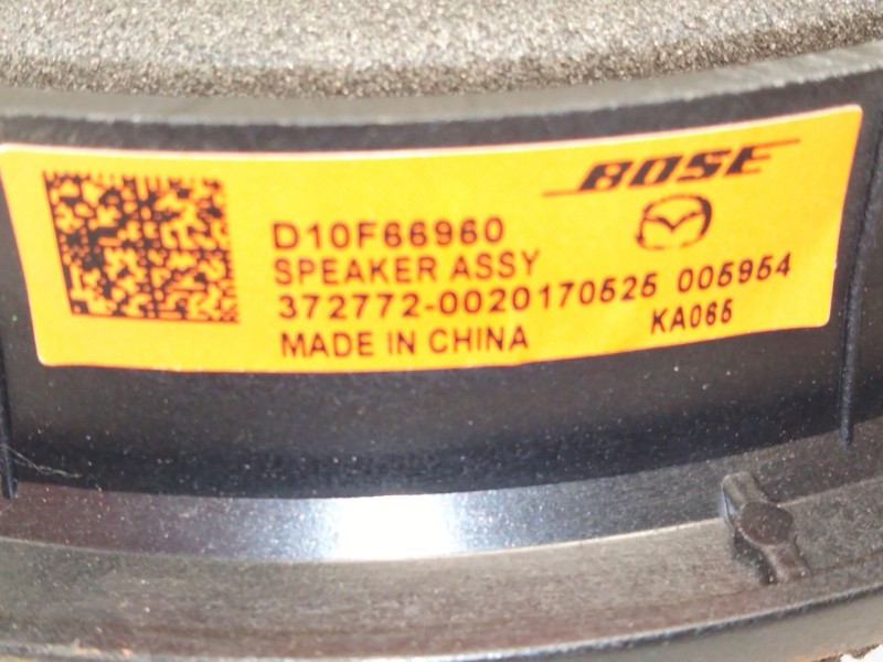 Recambio de altavoz para mazda mx-5 rf targa (nd) 2.0 (nd2e) referencia OEM IAM D10F66960  