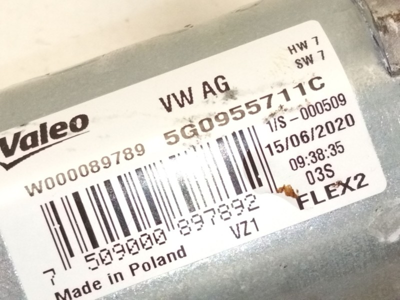 Recambio de motor limpia trasero para volkswagen t-cross (c11) 1.0 tsi referencia OEM IAM 5G0955711  