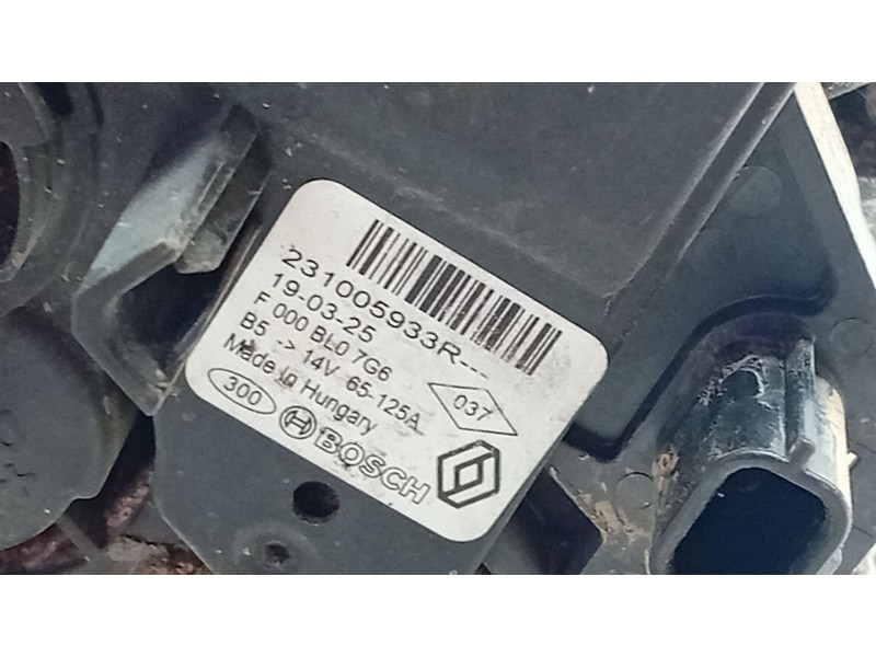 Recambio de alternador para dacia dokker monospace (ke_) 1.5 dci (keaj, keah) referencia OEM IAM 231005933R  