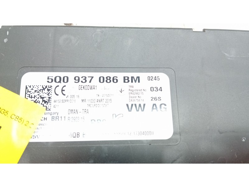 Recambio de modulo confort para volkswagen passat b8 variant (3g5, cb5) 2.0 tdi referencia OEM IAM 5Q0937086BM  
