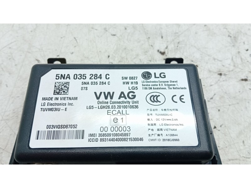 Recambio de modulo electronico para volkswagen t-cross (c11) 1.0 tsi referencia OEM IAM   