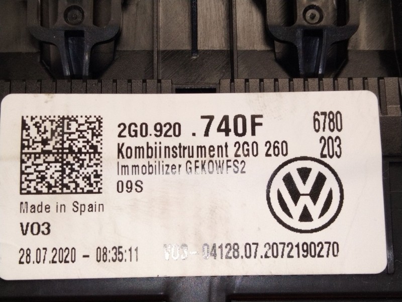 Recambio de cuadro instrumentos para volkswagen t-cross (c11) 1.0 tsi referencia OEM IAM   
