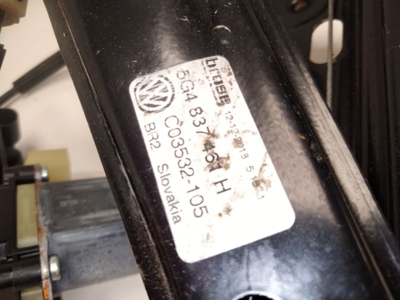 Recambio de elevalunas delantero izquierdo para volkswagen golf vii (5g1, bq1, be1, be2) 1.0 tsi referencia OEM IAM 5G4837461  