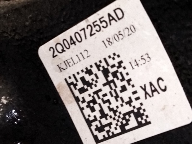 Recambio de mangueta delantera izquierda para volkswagen t-cross (c11) 1.0 tsi referencia OEM IAM 2Q0407255  