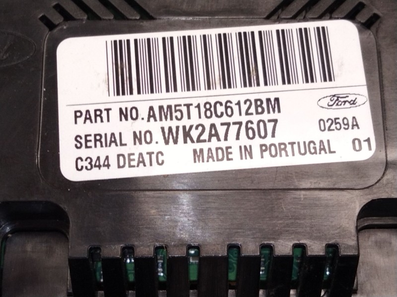 Recambio de mando calefaccion / aire acondicionado para ford c-max (ceu) titanium referencia OEM IAM AM5T18C612  
