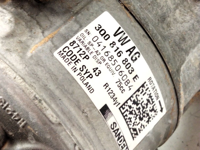 Recambio de compresor aire acondicionado para volkswagen t-cross (c11) 1.0 tsi referencia OEM IAM   