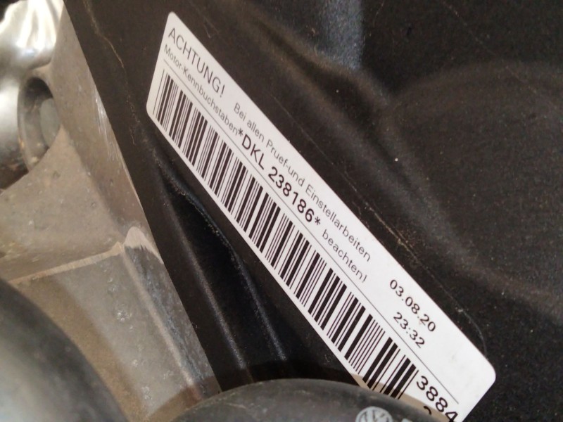 Recambio de motor completo para volkswagen t-cross (c11) 1.0 tsi referencia OEM IAM DKL  