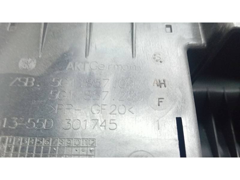 Recambio de guantera para volkswagen golf vii (5g1, bq1, be1, be2) 1.0 tsi referencia OEM IAM 5G1857097  