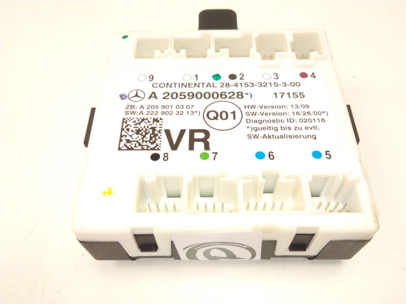 Recambio de modulo control puerta para mercedes-benz glc coupe (c253) 250 4-matic (253.346) referencia OEM IAM A2059000628  