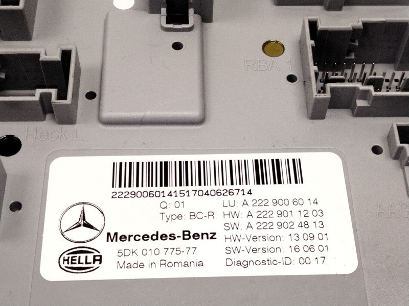 Recambio de modulo confort para mercedes-benz glc coupe (c253) 250 4-matic (253.346) referencia OEM IAM A2229006014  