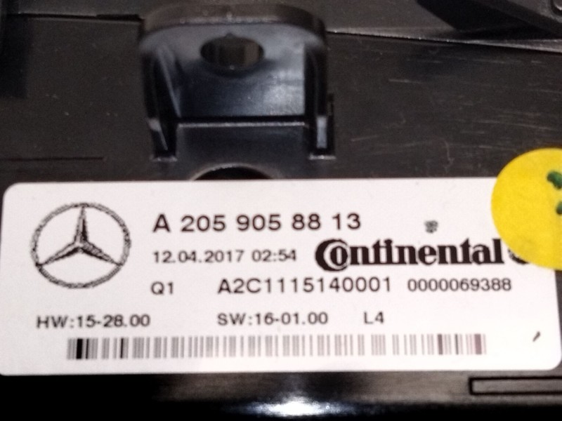 Recambio de mando calefaccion / aire acondicionado para mercedes-benz glc coupe (c253) 250 4-matic (253.346) referencia OEM IAM 
