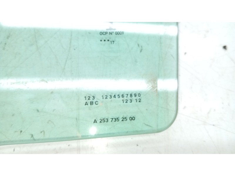 Recambio de luna trasera izquierda para mercedes-benz glc coupe (c253) 250 4-matic (253.346) referencia OEM IAM A2537352500  