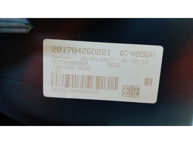 Recambio de guantera para mercedes-benz glc coupe (c253) 250 4-matic (253.346) referencia OEM IAM 20170426D221  