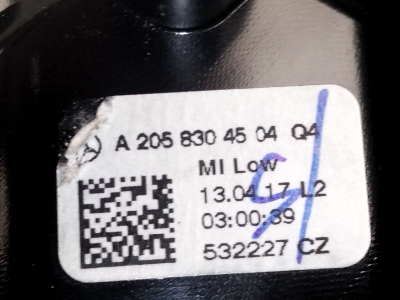 Recambio de aireador central para mercedes-benz glc coupe (c253) 250 4-matic (253.346) referencia OEM IAM A2058304504  