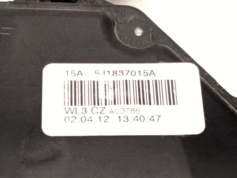 Recambio de cerradura puerta delantera izquierda para skoda roomster (5j7) 1.6 tdi referencia OEM IAM 5J1837015  