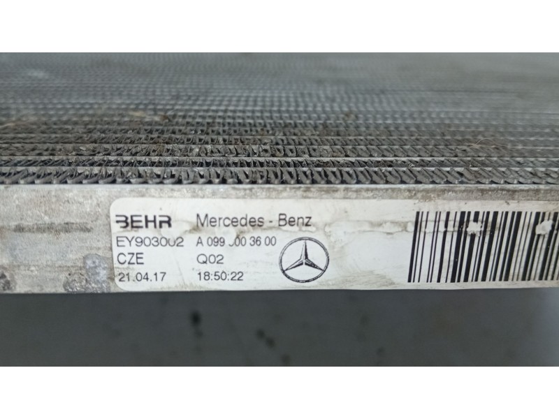 Recambio de radiador agua adicional para mercedes-benz glc coupe (c253) 250 4-matic (253.346) referencia OEM IAM 0990003600  