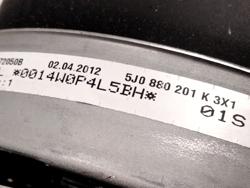Recambio de airbag delantero izquierdo para skoda roomster (5j7) 1.6 tdi referencia OEM IAM 5J0880201  