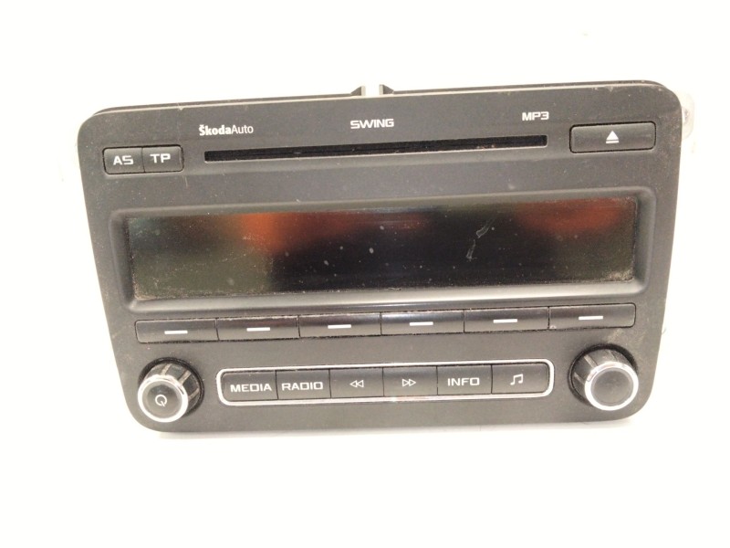 Recambio de sistema audio / radio cd para skoda roomster (5j7) 1.6 tdi referencia OEM IAM 5J0035161  