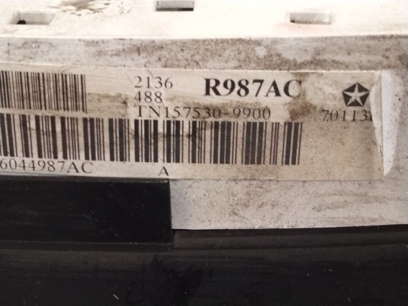 Recambio de cuadro instrumentos para chrysler voyager (rg) 2.8 crd grand voyager limited referencia OEM IAM P56044987  