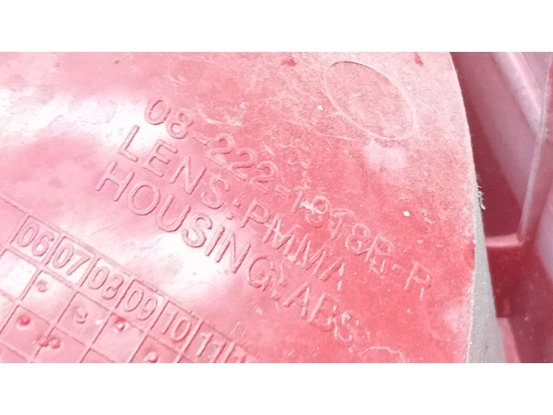 Recambio de piloto trasero izquierdo para chevrolet matiz (m200, m250) 1.0 referencia OEM IAM 082221918R  