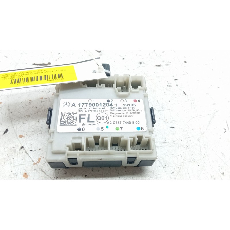 Recambio de modulo control puerta para mercedes-benz clase a (w177) a 180 d (177.003) referencia OEM IAM A1779001204  