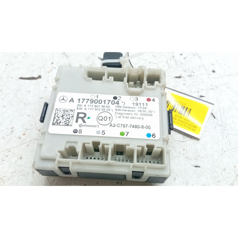 Recambio de modulo control puerta para mercedes-benz clase a (w177) a 180 d (177.003) referencia OEM IAM   