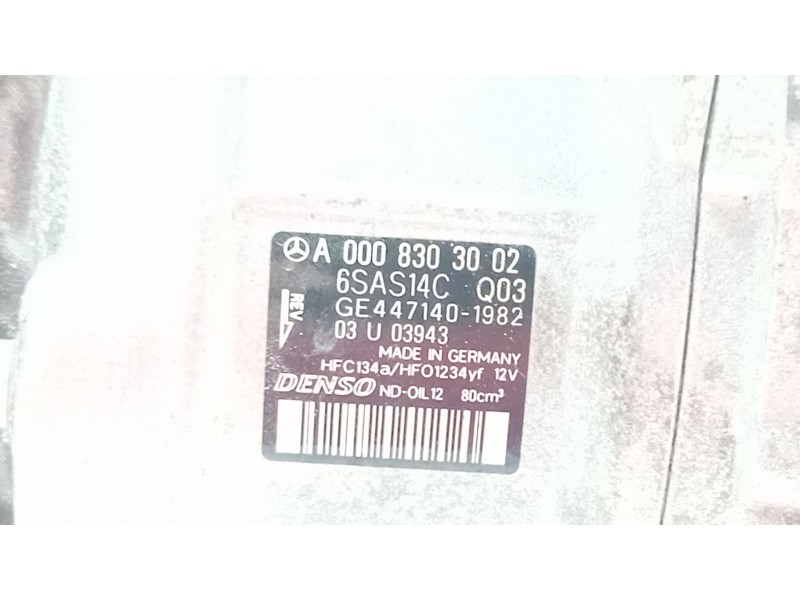 Recambio de compresor aire acondicionado para mercedes-benz glc coupe (c253) 250 4-matic (253.346) referencia OEM IAM A000830300