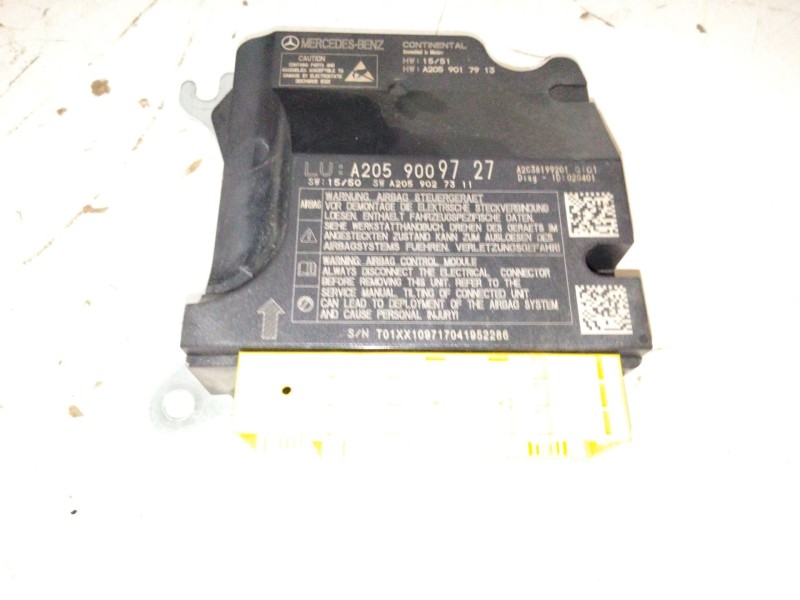 Recambio de kit airbag para mercedes-benz glc coupe (c253) 250 4-matic (253.346) referencia OEM IAM   