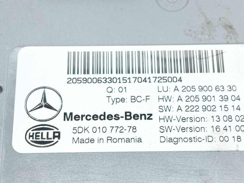 Recambio de modulo confort para mercedes-benz glc coupe (c253) 250 4-matic (253.346) referencia OEM IAM 5DK01077278  