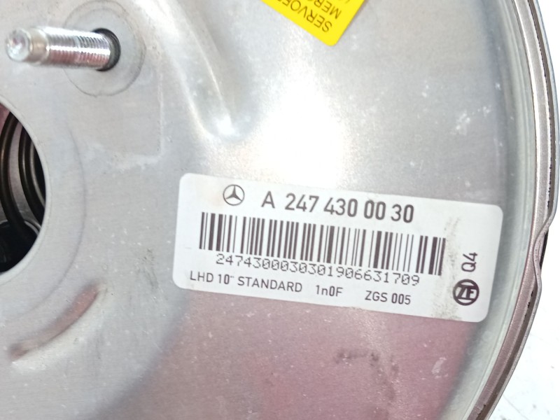 Recambio de servofreno para mercedes-benz clase a (w177) a 180 d (177.003) referencia OEM IAM A2474300030  