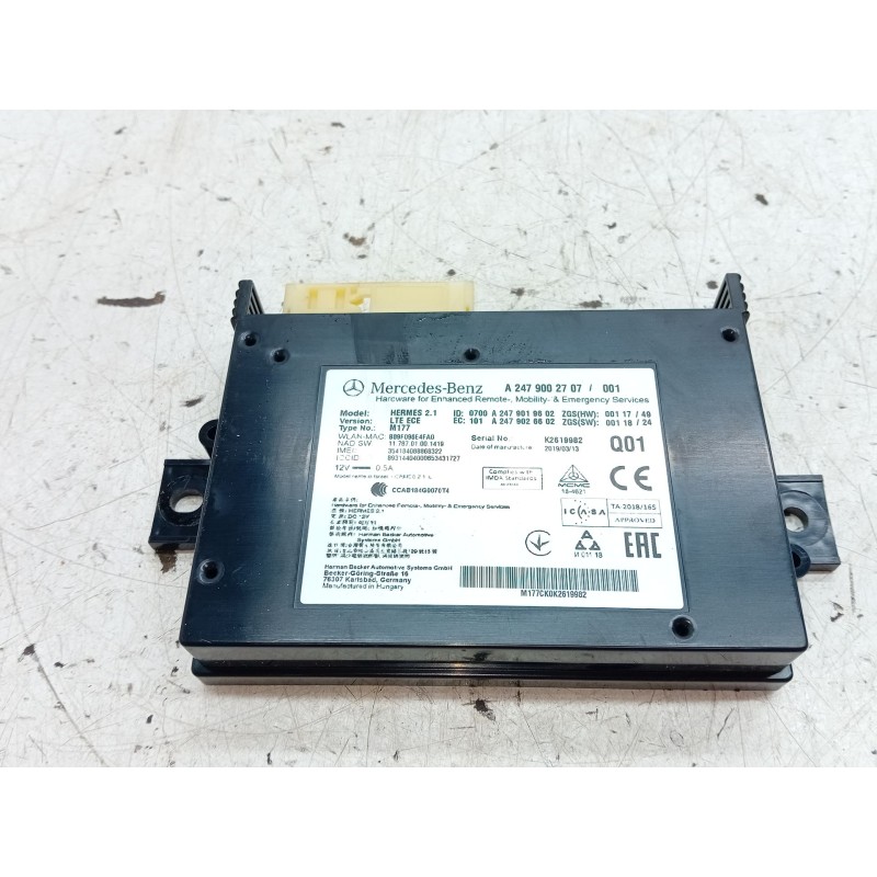 Recambio de modulo electronico para mercedes-benz clase a (w177) a 180 d (177.003) referencia OEM IAM A2479002707  