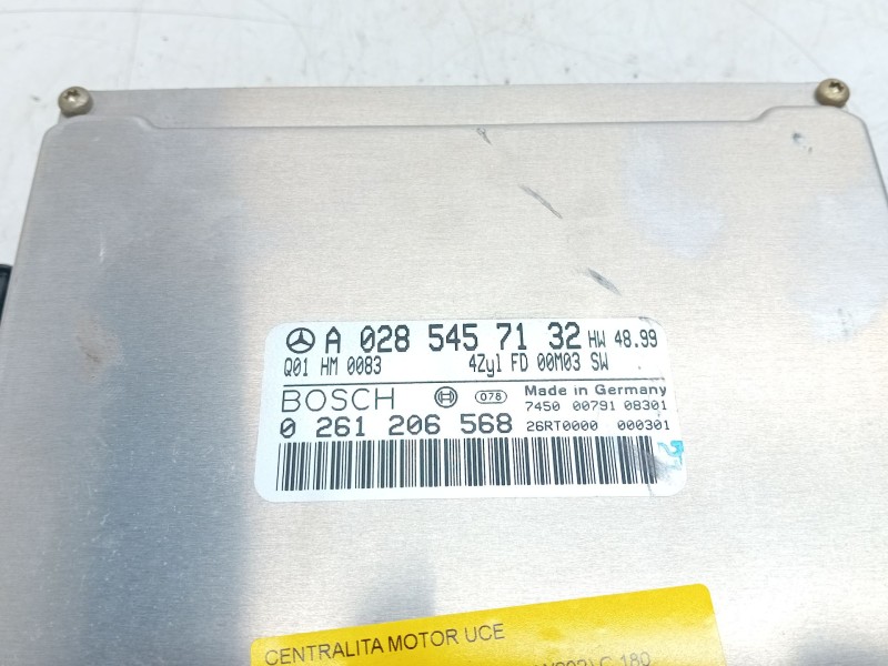 Recambio de centralita motor uce para mercedes-benz clase c (w202) c 180 (202.018) referencia OEM IAM A0285457132  