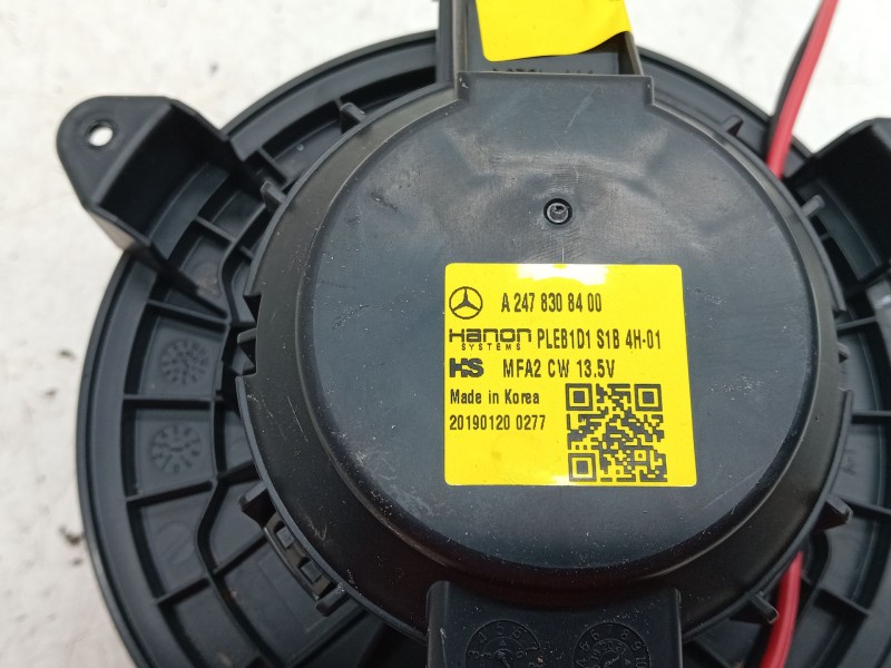 Recambio de motor calefaccion para mercedes-benz clase a (w177) a 180 d (177.003) referencia OEM IAM A2478308400  