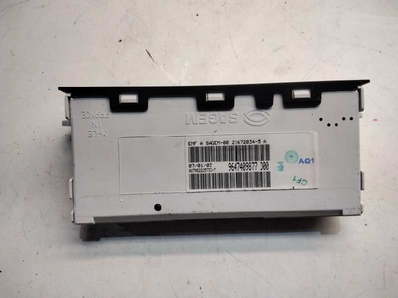 Recambio de pantalla multifuncion para citroën c5 break referencia OEM IAM 9647409877  