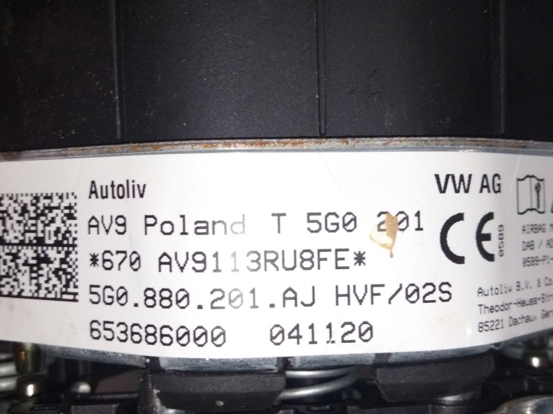 Recambio de kit airbag para volkswagen t-roc (a11, d11) 1.5 tsi referencia OEM IAM   