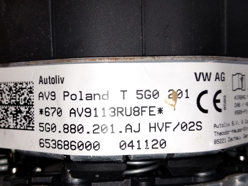 Recambio de kit airbag para volkswagen t-roc (a11, d11) 1.5 tsi referencia OEM IAM   