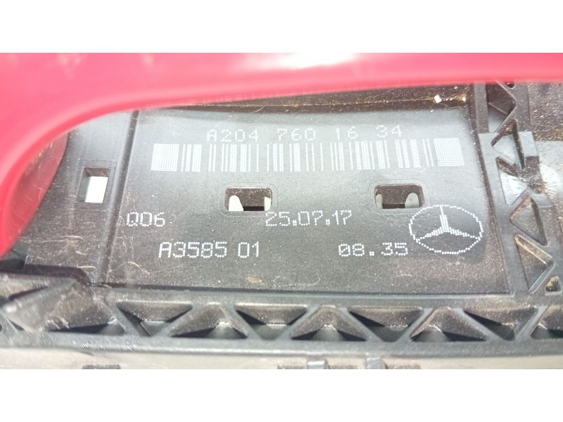 Recambio de maneta exterior trasera derecha para mercedes-benz clase a (w176) a 200 cdi / d (176.008) referencia OEM IAM A204760